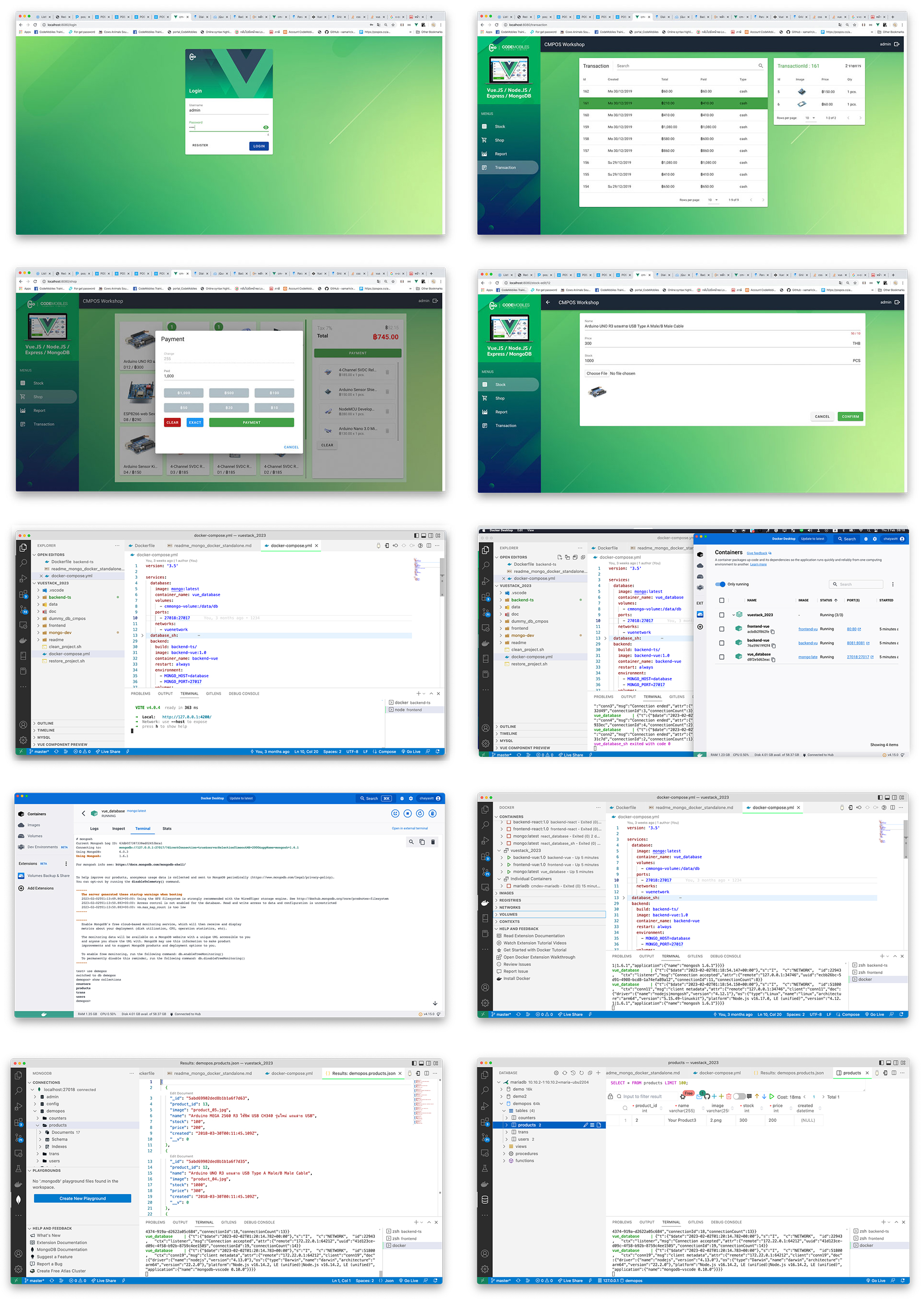 หลักสูตร Vue.js v3 / Node.js / Express / MongoDB โดย CodeMobiles Co., Ltd.